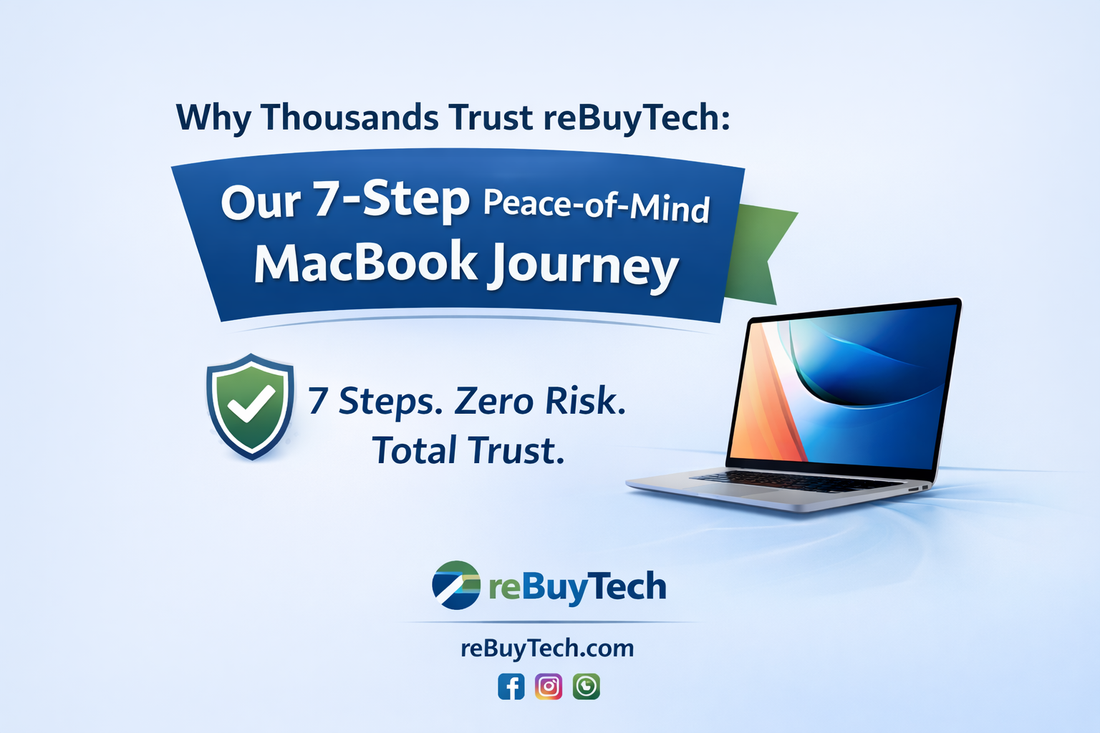 Why Thousands Trust reBuyTech: Our 7-Step Peace-of-Mind MacBook Journey