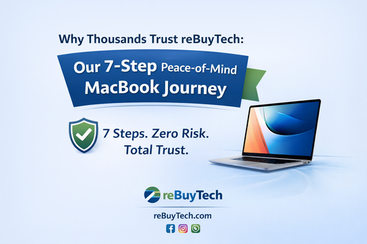 Why Thousands Trust reBuyTech: Our 7-Step Peace-of-Mind MacBook Journey