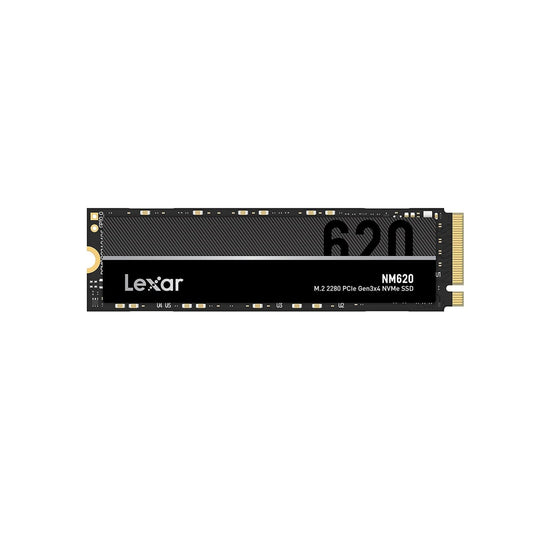 Lexar NM620 512GB SSD, M.2 2280 PCIe Gen3x4 NVMe 1.4 Internal SSD, Up to 3500MB/s Read, 2400MB/s Write, 3D NAND Flash Internal Solid State Drive